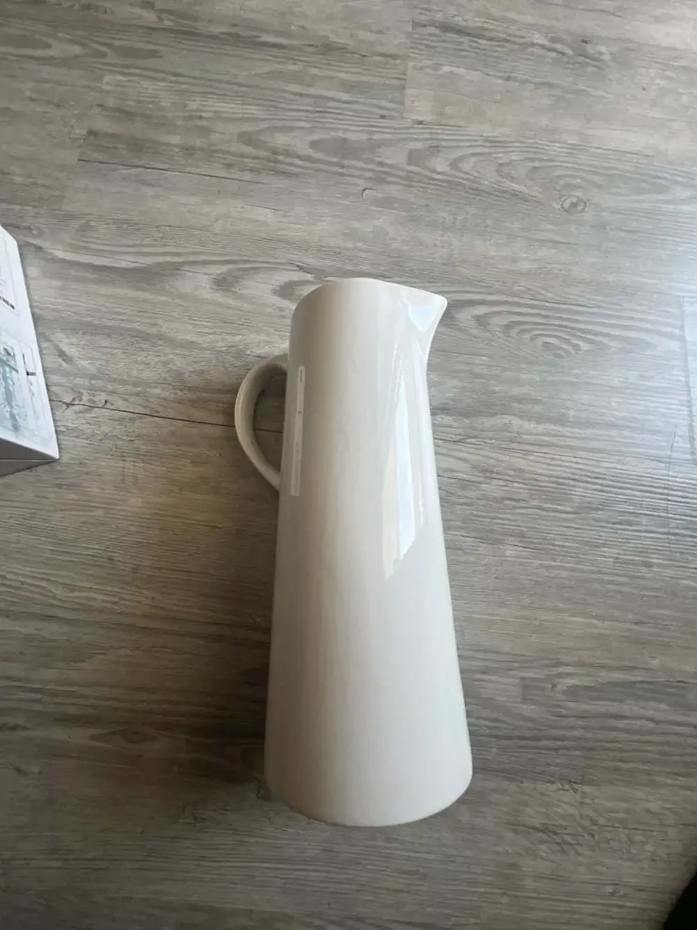 ArtMinds White Ceramic Pitcher